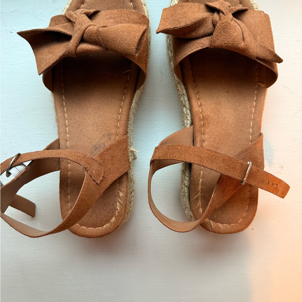 Brown Suede Women's Sandals